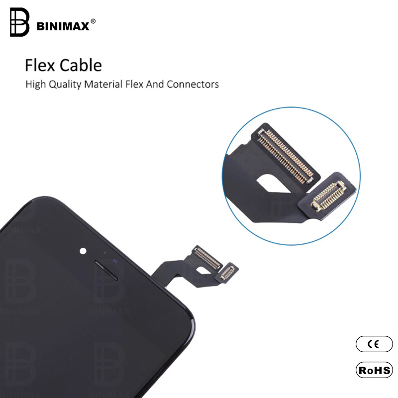 ส่วนประกอบของจอแสดงผลโทรศัพท์มือถือ binimax สำหรับ IP 6sp