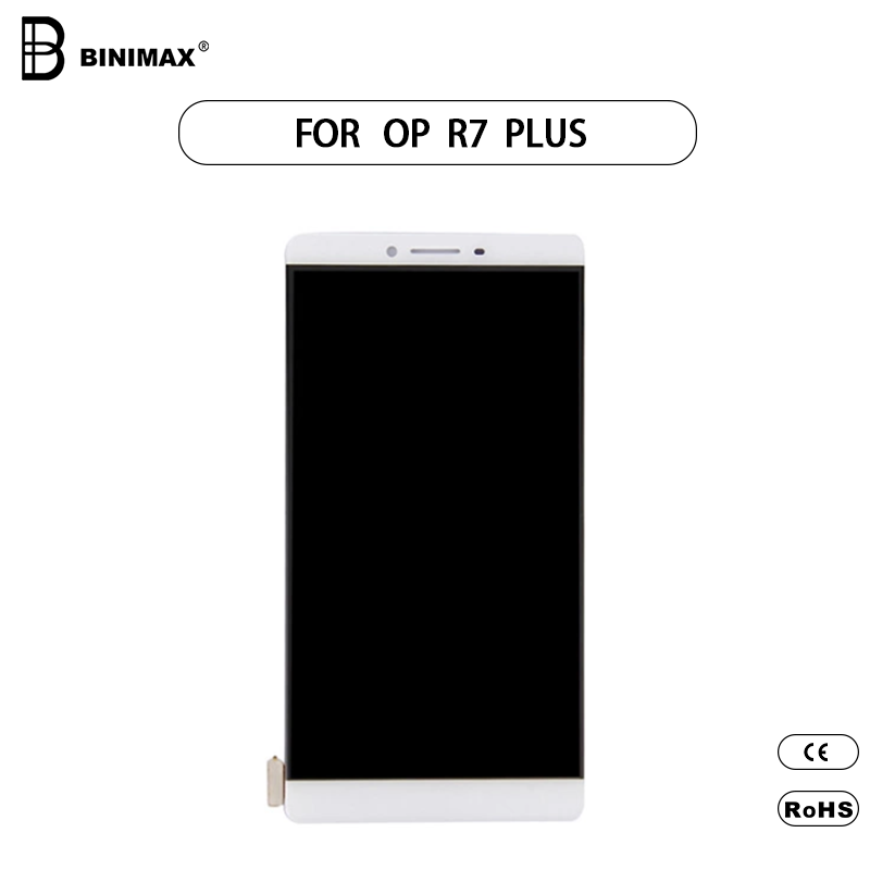 โทรศัพท์มือถือหน้าจอแอลซีดีซ่อมแซม BINIMAX แทนที่จอแสดงผลสำหรับ OPPO R7 PLUS