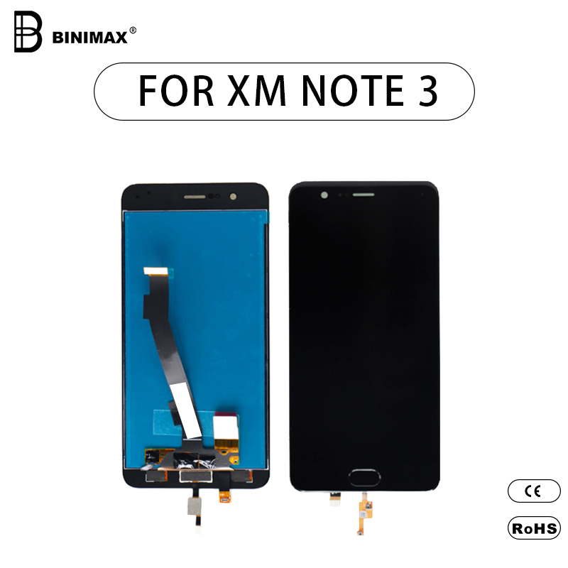 โทรศัพท์มือถือจอ LCD BINIMAX แทนที่ MI Note3 โทรศัพท์มือถือ