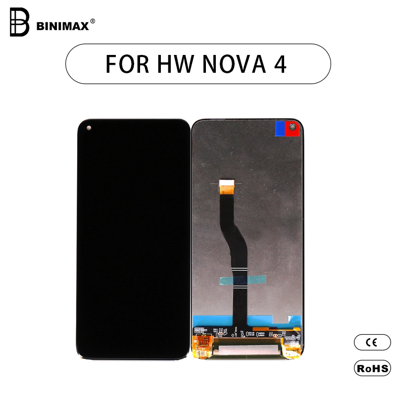 BINIMAX ชุดโทรศัพท์มือถือหน้าจอ TFT LCD แสดงการประกอบสำหรับ HW nova 4